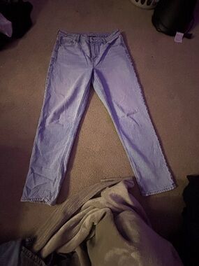 American Eagle Outfitters Light Blue Straight Leg Jeans